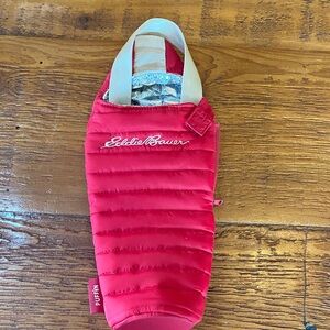 Eddie Bauer Wine Bottle Puffer Jacket or Barbie Sleeping Bag!!!